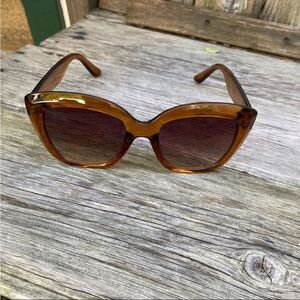 Mango large frame retro sunglasses